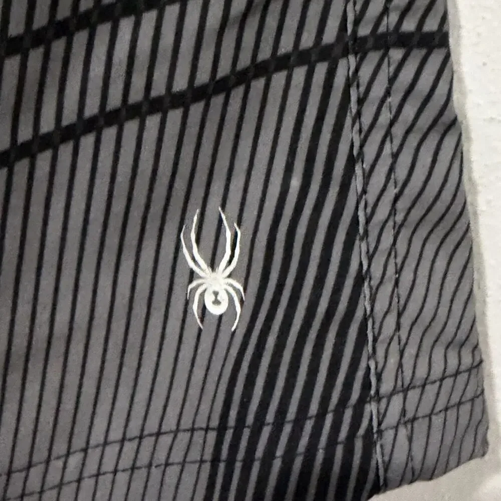 Spyder Men's Black and Gray Swim Shorts Size XL